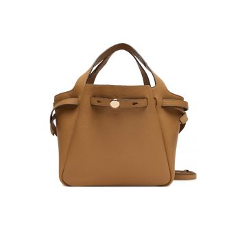 Geanta dama  Romy Satchel 227 - piele naturala - culoare Tiramisu
