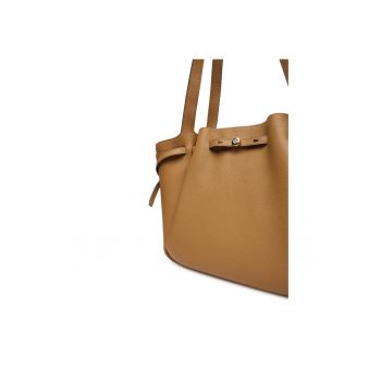 Geanta dama  Romy Tote Tiramisu - piele naturala