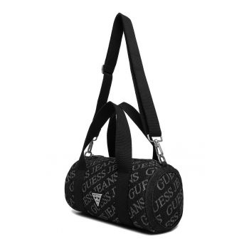 Geanta dama  textil negru compacta