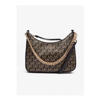 Geanta hobo cu imprimeu monograma  32x20cm