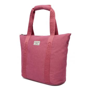 Geanta shopper  roz textil