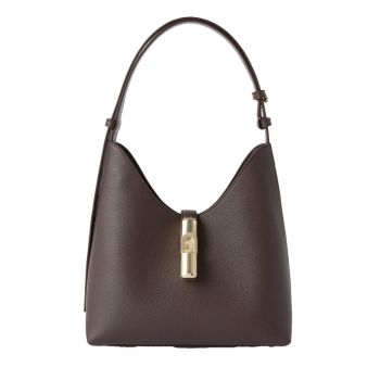 Goccia s shoulder bag cioccolato