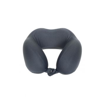 Perna de gat memory foam pentru calatorie - Gri