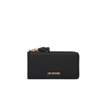 Portofel dama -  piele ecologica - negru - One Size INTL
