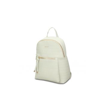 Rucsac din piele ecologica cu aspect texturat Ardena Ultra - Verde pal