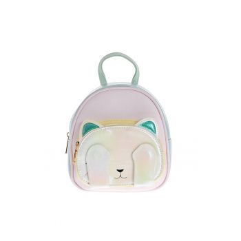 Rucsac  multicolor cu urechi de pisica - 10x18x20cm