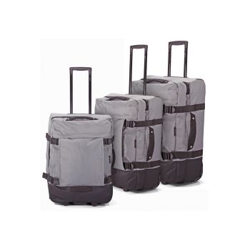 Set Trolere  3 Piese - 2 Roti - 5850 - Gri