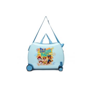 Troler copii  albastru 40x30x15cm