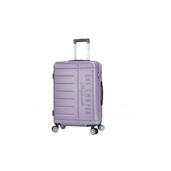 Troler mare  Brighton - ABS - 4 roti duble - cifru - 77 cm - mov