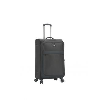 Troler Mare Extensibil 76x46x27 cm  Poliester - 4 roti duble - SW33503 - Antracit