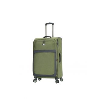 Troler Mare Extensibil 76x46x27 cm  Poliester - 4 roti duble - SW33503 - Kaki