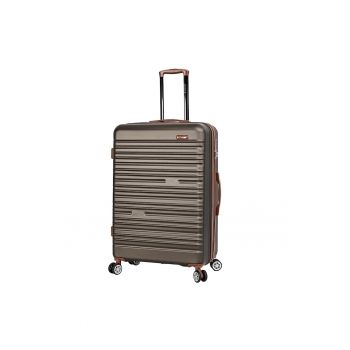Troler mare extensibil  SW33803 - ABS - cifru - 4 roti duble - 77 cm - maro