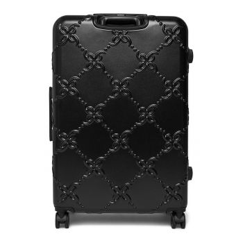 Troler mare  negru 4 roti 55x40x20cm