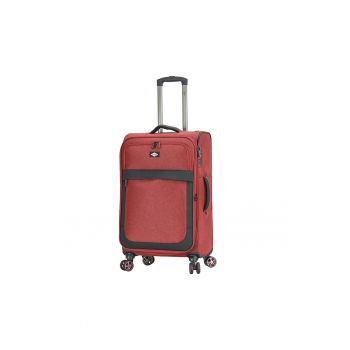 Troler Mediu Extensibil 66x41x24 cm  Poliester - 4 roti duble - SW33503 - Grena