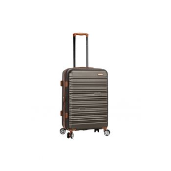 Troler mediu extensibil  SW33803 - ABS - cifru - 4 roti duble - 67 cm - maro