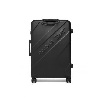 Valiza mare  unisex negru 4 roti 75x50x30cm