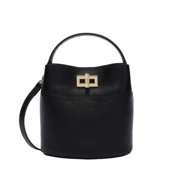Amelia mini bucket bag nero