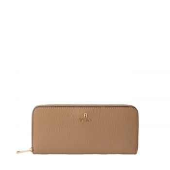 Camelia l slim zip around wallet toffee