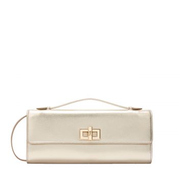 Clara clutch crossbody color gold