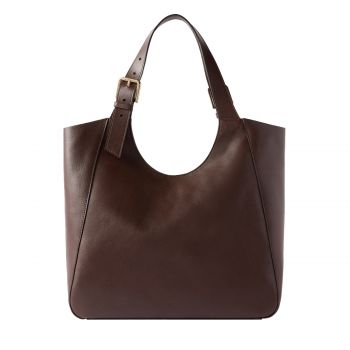 Dora l tote bag dark cioccolato