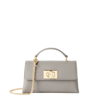 Furla 1927 mini crossbody stone gray