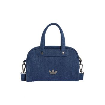 Geanta bowler din denim Adicolor BB XS - Albastru inchis