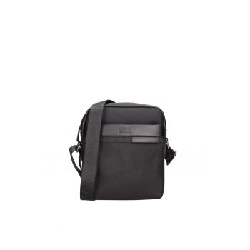 Geanta crossbody cu bareta ajustabila - Negru