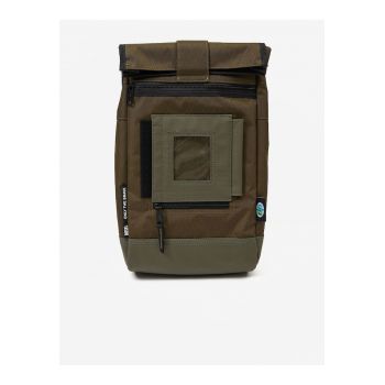 Geanta crossbody cu buzunar transparent pe fata