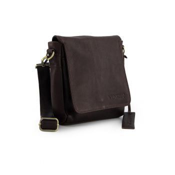 Geanta crossbody din piele cu logo