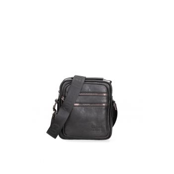 Geanta crossbody din piele ecologica Eldrin - Negru
