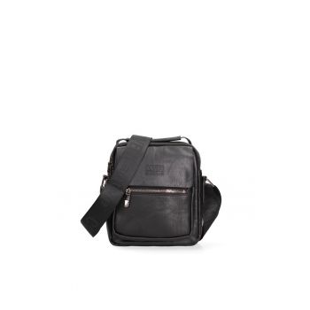 Geanta crossbody din piele ecologica Erevan - Negru