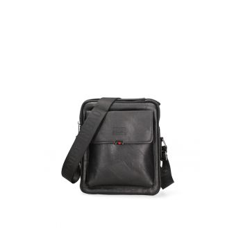 Geanta crossbody din piele ecologica Novaro - Negru