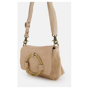 Geanta crossbody din piele si curea detasabila