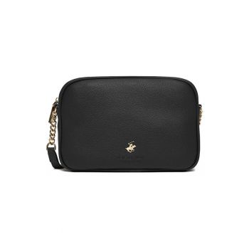 Geanta crossbody -  material sintetic - neagra - One Size INTL