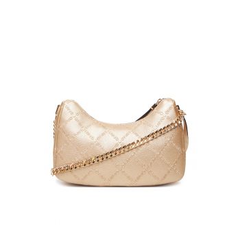 Geanta dama  ecologica - Hobo - dimensiuni - Auriu