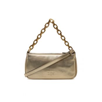 Geanta dama  Oro-Matt ZZLV Half Moon Baguette M - piele naturala - roz