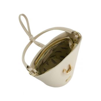 Geanta din piele naturala tip bucket