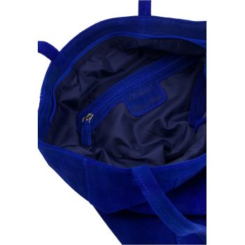 Geanta shopper piele intoarsa