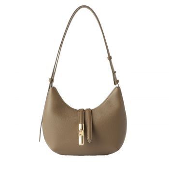 Goccia s shoulder bag muddy gray