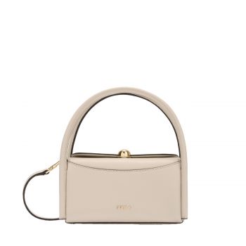Nicole mini boston bag sabbia