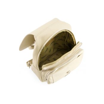 Rucsac dama  piele naturala bej 30x20x9cm