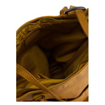 Rucsac dama  piele vitel maro 33x28x10cm convertibil crossbody