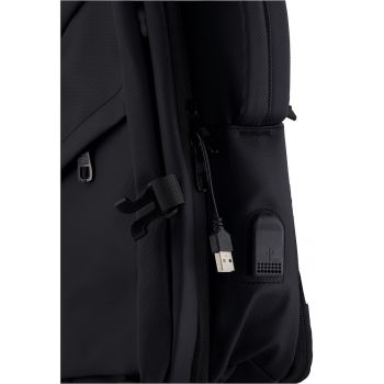 Rucsac din material textil cu multiple compartimente