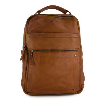 Rucsac din piele cu barete ajustabile