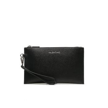 Saszetka barbati -  piele ecologica - negru - One Size INTL