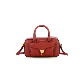 Geanta baguette din piele cu aspect granulat Beat Soft