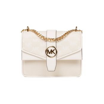 Geanta crossbody cu bareta convertibila de lant Greenwich