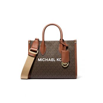 Geanta crossbody cu imprimeu cu monograma Mirella