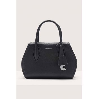 Geanta crossbody din piele Lord - Negru