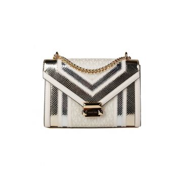 Geanta cu accente metalizate Whitney medium - 25x18x7cm